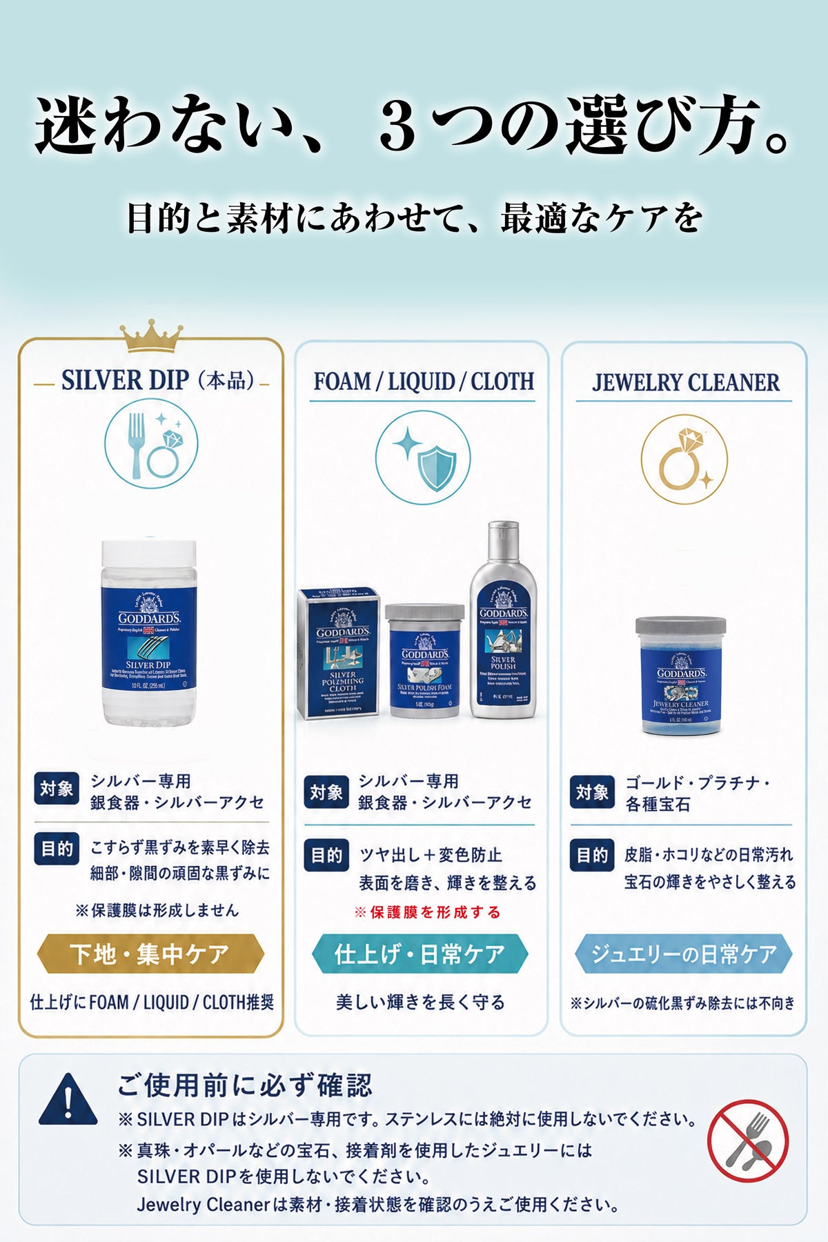 Goddard's シルバーディップ 295ml|銀製品用クリーナー 強力洗浄・浸け置きタイプ